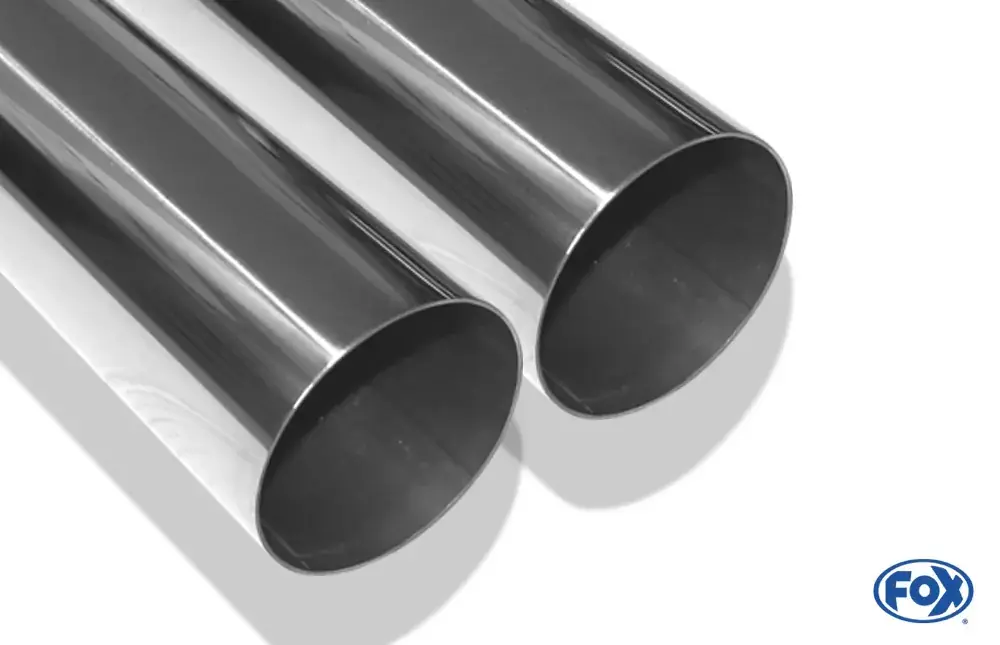 Highlight FOX Endschalldämpfer passend für Audi 80/90 Typ 85 quattro - 2x76 Typ 10