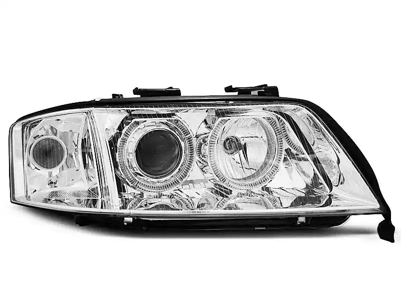 Scheinwerfer Angel Eyes chrom passend für Audi A6 05.97-06.01 Direktkauf