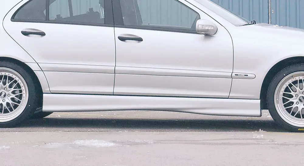 Echt Rieger Seitenschweller rechts passend für Mercedes C-Klasse (W203) Limousine bis Modell 03/2004