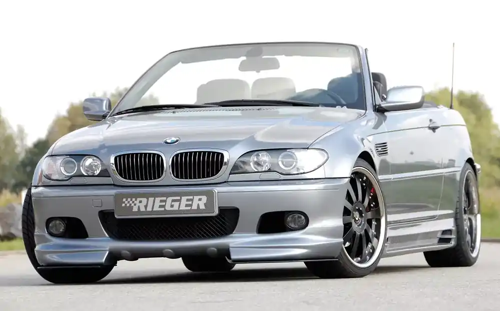 Markenprodukt Rieger Spoilerschwert passend für BMW 3er E46 Cabrio 02.98–12.01 (bis Facelift)