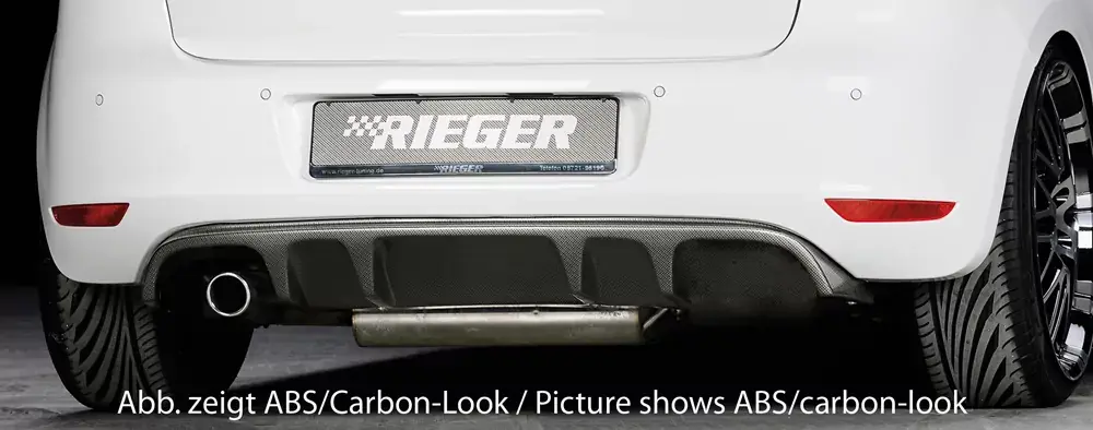 Jetzt Bestellen Rieger Heckeinsatz passend für VW Golf 6 3-türig ab 10/2008
