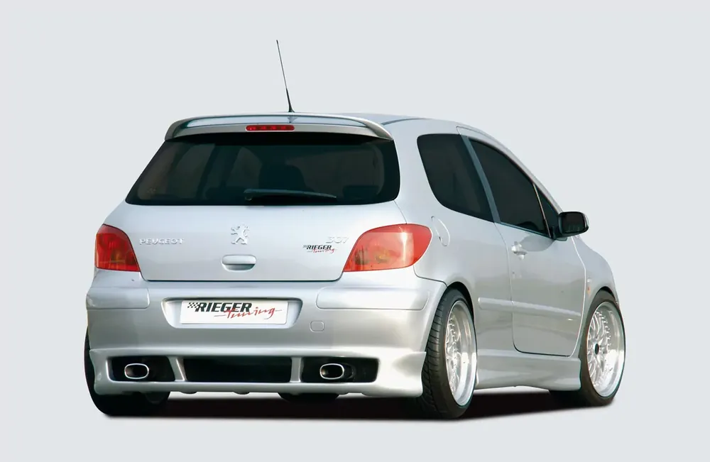 Direktkauf Rieger Heckansatz passend für Peugeot 307 Lim. (Facelift ab 2005)