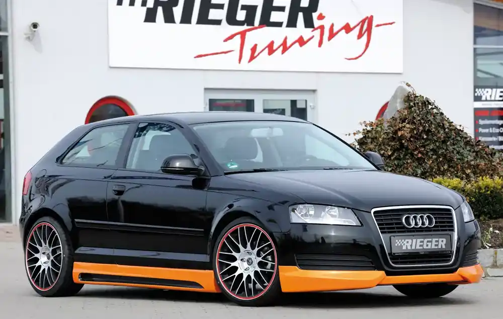 Mega-Angebot Rieger Spoilerlippe passend für Audi A3 (8P) 5-tür. ab 07/2008