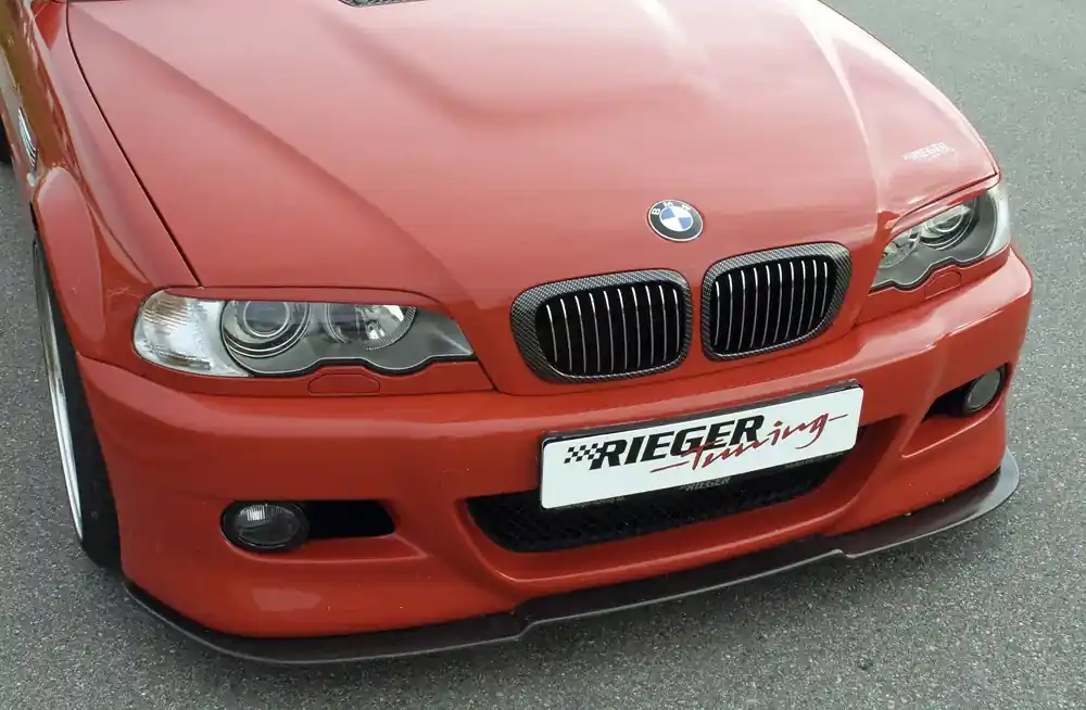Echt Rieger Spoilerstoßstange (V1) passend für BMW 3er E46 Cabrio (ab Facelift)