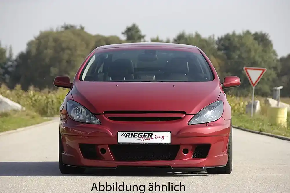 Rieger Spoilerstoßstange passend für Peugeot 307 Limousine 04.01-04.05 Nur Heute