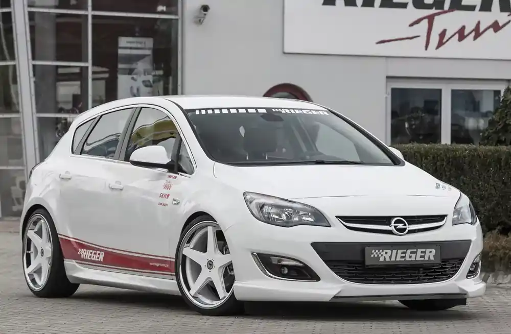 Online Kaufen Rieger Spoilerlippe passend für Opel Astra J 5-türig ab 10/2012 (Facelift)