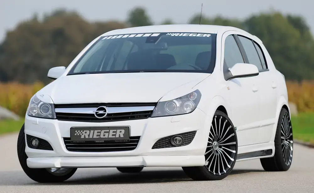 Rieger Spoilerlippe passend für Opel Astra H Caravan ab 03/2004 Letzte Chance