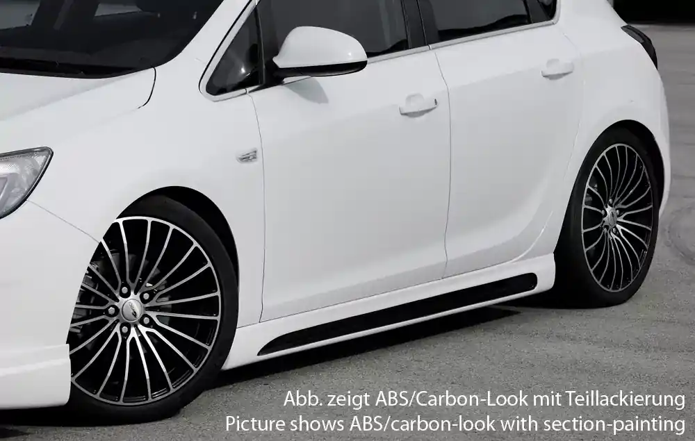 Top-Preis Rieger Seitenschweller rechts passend für Opel Astra J Stufenheck 11.08–09.12 (bis Facelift)