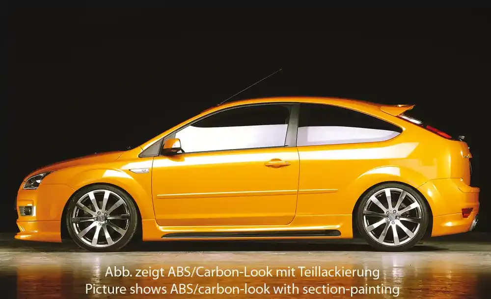 Neu Rieger Seitenschweller rechts passend für Ford Focus 2 ST 3-tür. (02/2008–01/2011, Facelift)