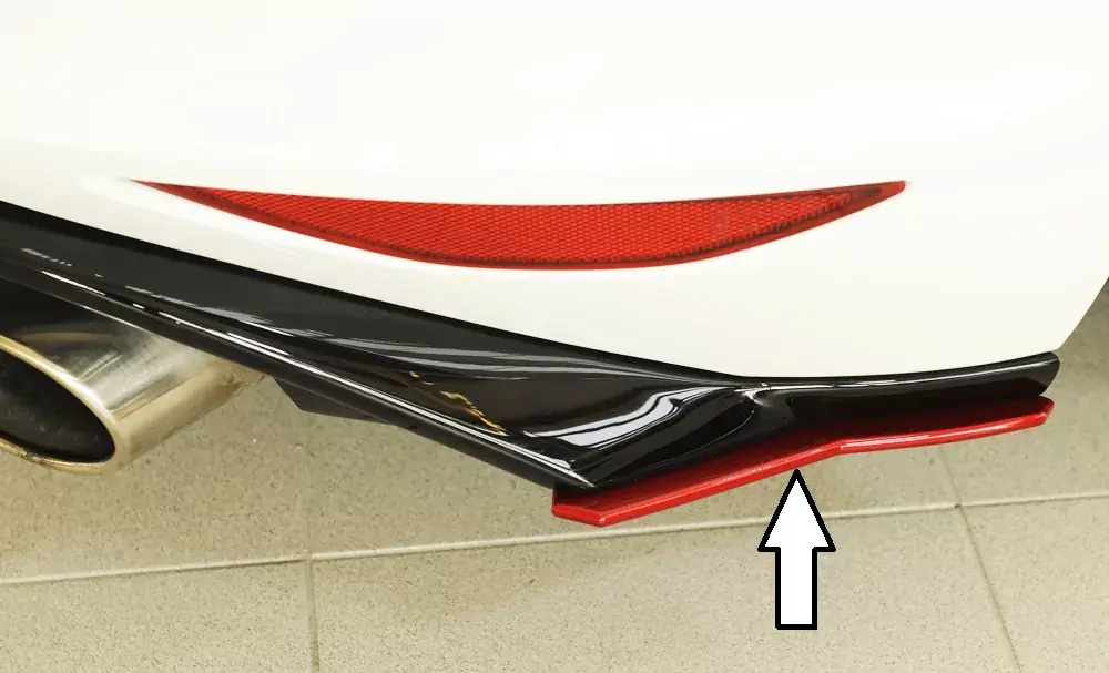 Rieger Heckschürzenansatz seitlich rechts passend für VW Golf 7 GTD (06/2013–12/2016) Must-Have