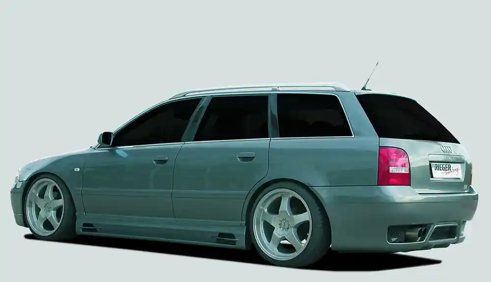 Neue Ware Rieger Heckschürze passend für Audi A4 B5 Avant