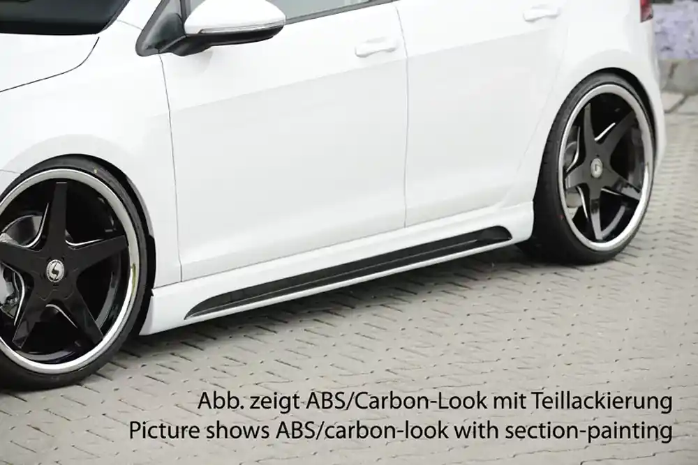 Abverkauf Rieger Seitenschweller rechts passend für VW Golf 7 GTI ab 04/2013