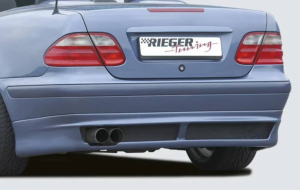 Schnäppchen Rieger Heckansatz passend für Mercedes CLK (W208) Cabrio