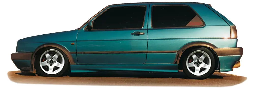 Rieger Seitenschweller rechts passend für VW Golf 2 3-tür. 83-91 Meistverkauft