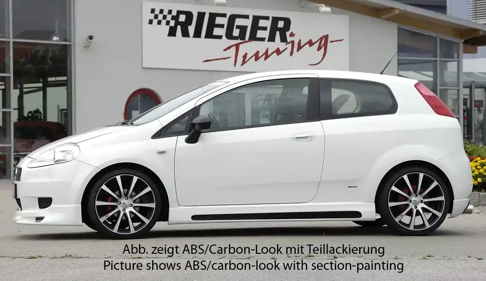 Rieger Seitenschweller rechts passend für Fiat Grande Punto (199) 5-tür. ab 10/2005 Letzte Chance