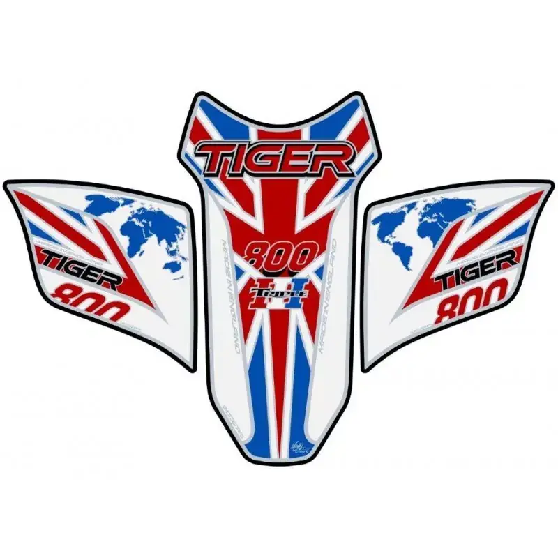 Motografix 3D Gel Tankpad TT031BWUJ passend für Triumph Tiger 800 Echt