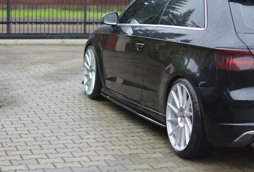 Seitenschweller Ansatz passend für Audi S3 / A3 S-Line 8V / 8V FL Hatchback Schneller Versand