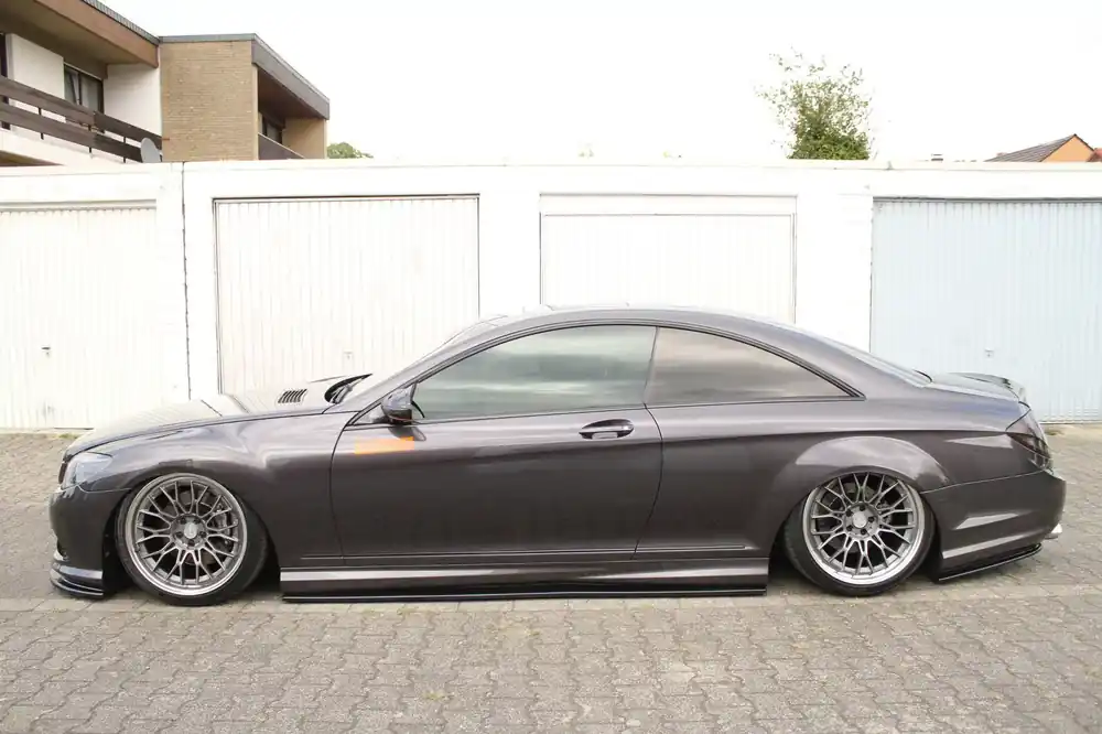Neue Ware Heck Ansatz Flaps Diffusor passend für Mercedes CL 500 C216 AMG Line