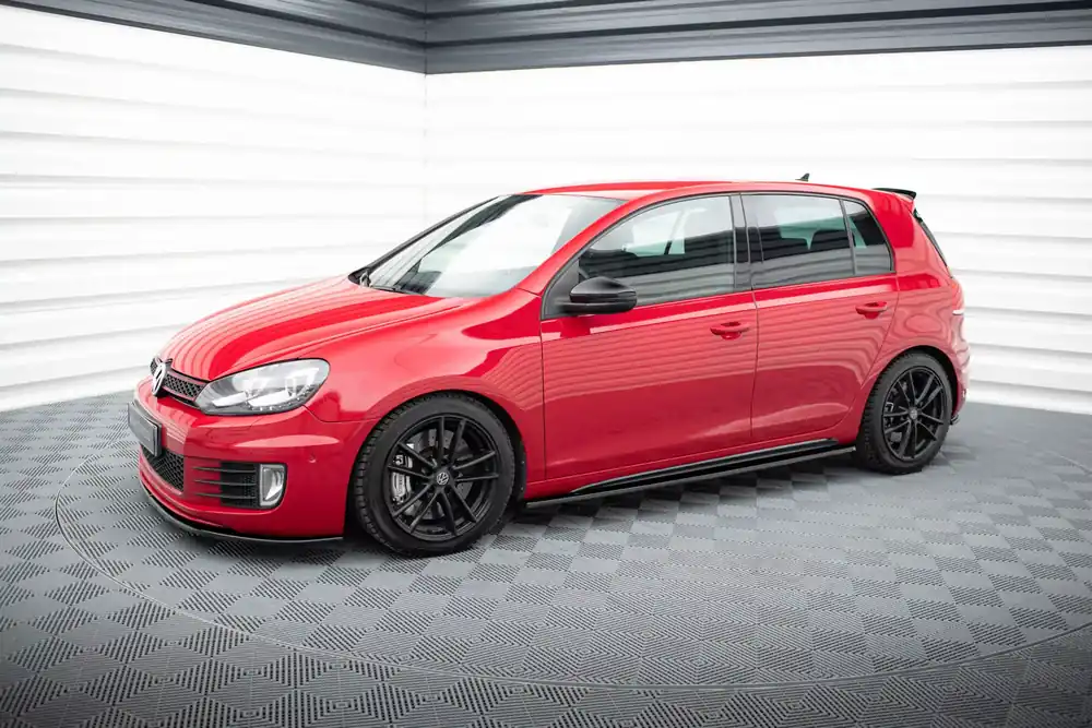 Neuheit Seitenschweller Ansatz passend für VW Golf 6 GTI/GTD (2008–2012)