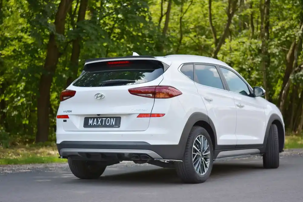 Aktuell Heck Ansatz Flaps Diffusor passend für Hyundai Tucson Mk3 Facelift