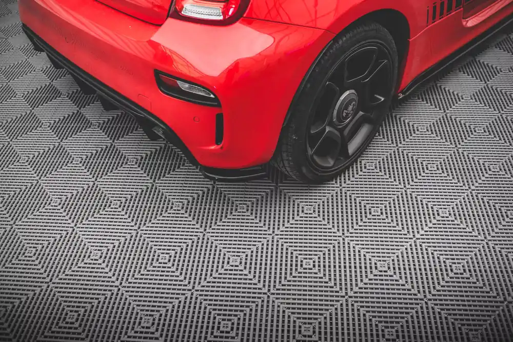 Schnäppchen Heck Ansatz Flaps Diffusor passend für Abarth 595 Mk1 Facelift