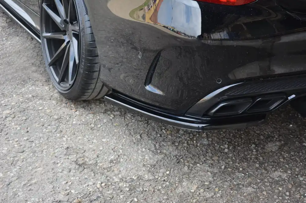 Heck Ansatz Flaps Diffusor passend für Mercedes-AMG C 43 Limousine W205 Facelift Direktkauf