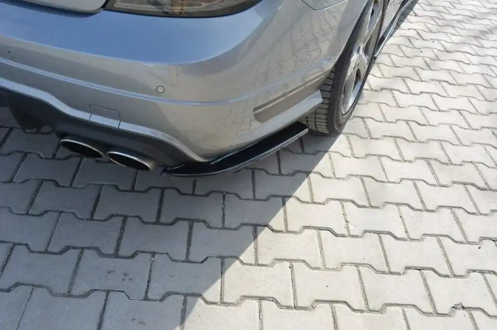 Heck Ansatz Flaps Diffusor passend für Mercedes-Benz C Limousine / Kombi AMG-Line W204 / S204 Bestpreis