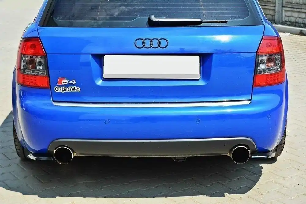 Garantierte Lieferung Heck Ansatz Flaps Diffusor passend für Audi S4 B6 Avant