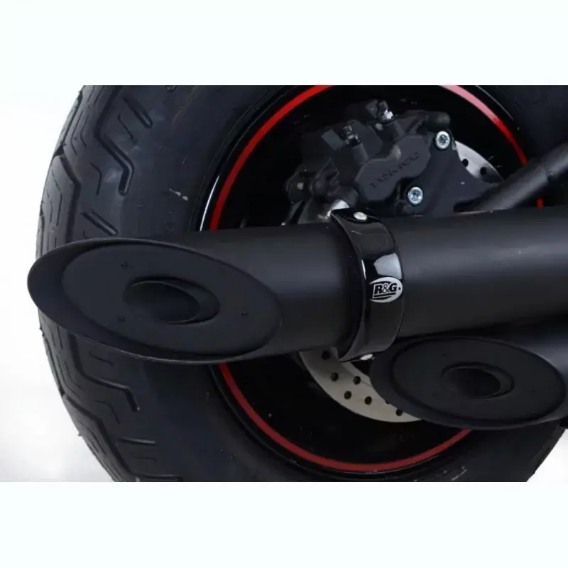 R&G Auspuff Protektor passend für Kawasaki Vulcan VN 900 & Triumph Bonneville Bobber Meistverkauft