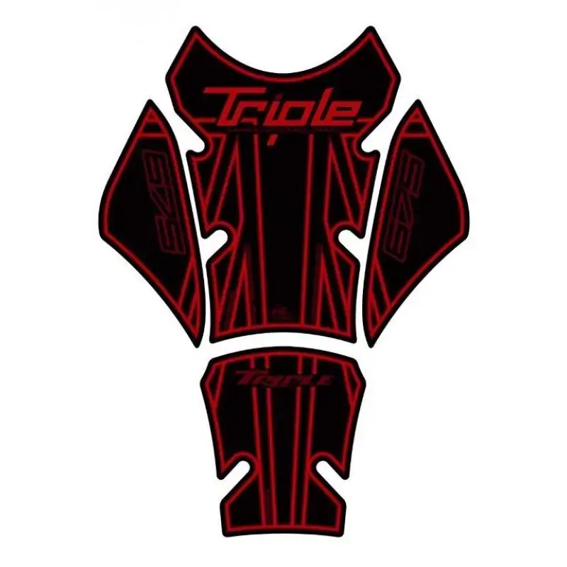 Motografix 3D Gel Tank Pad Protector TT020KR passend für Triumph Triple 675 Garantierte Lieferung