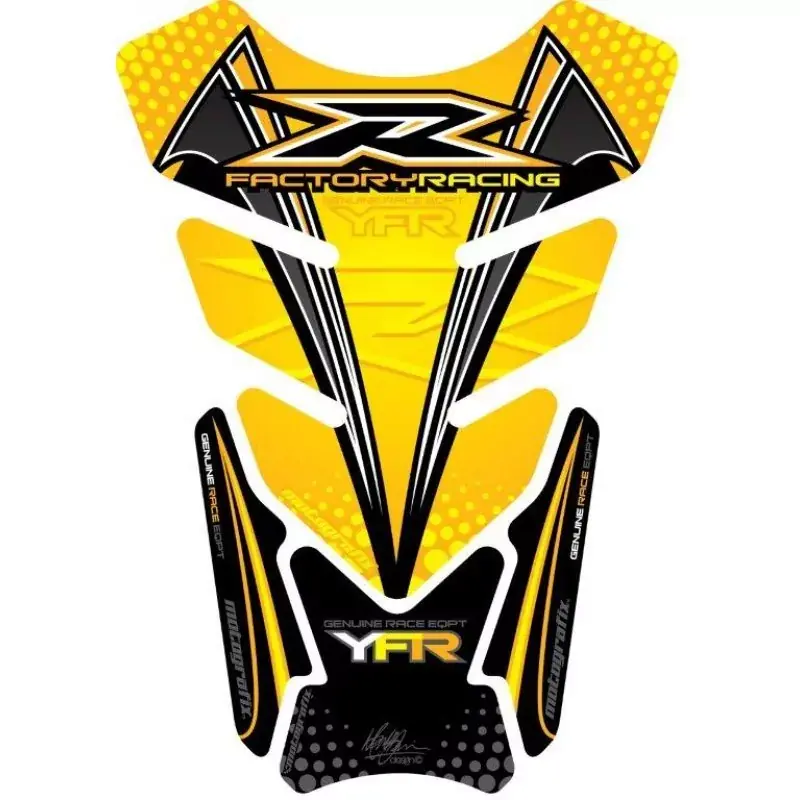 Schneller Versand Motografix 3D Gel Tank Pad TY014Y passend für Yamaha YZF R6 / R1 / R25 / R3