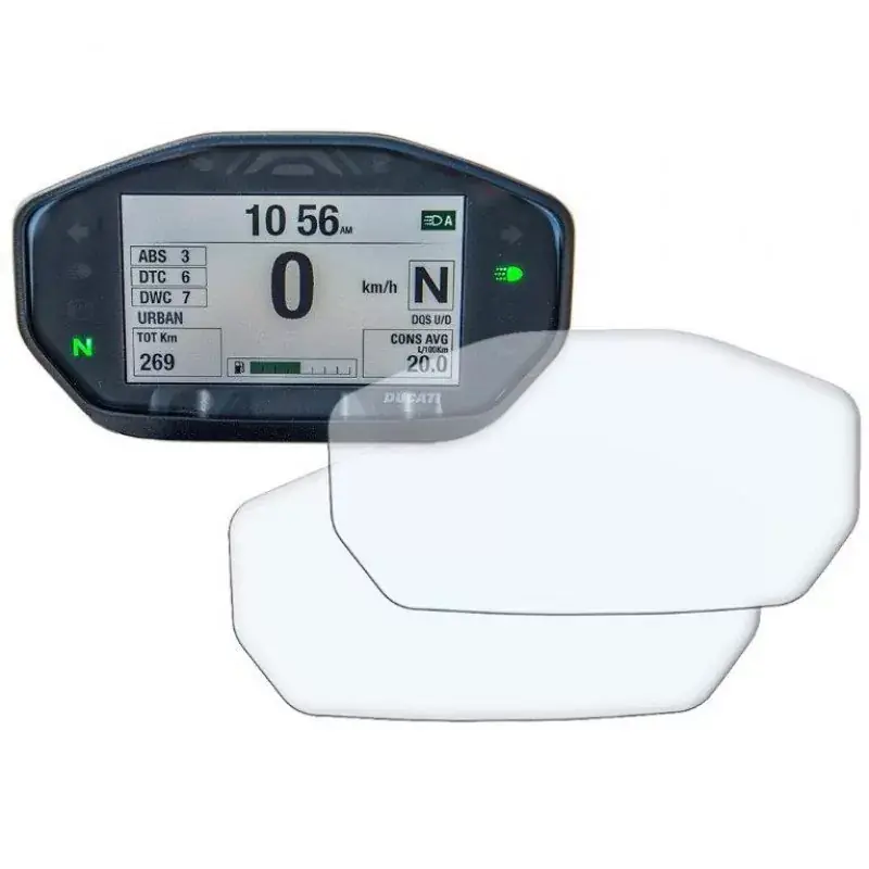 Neue Kollektion R&G Dashboard 2er Displayschutzfolien passend für Ducati