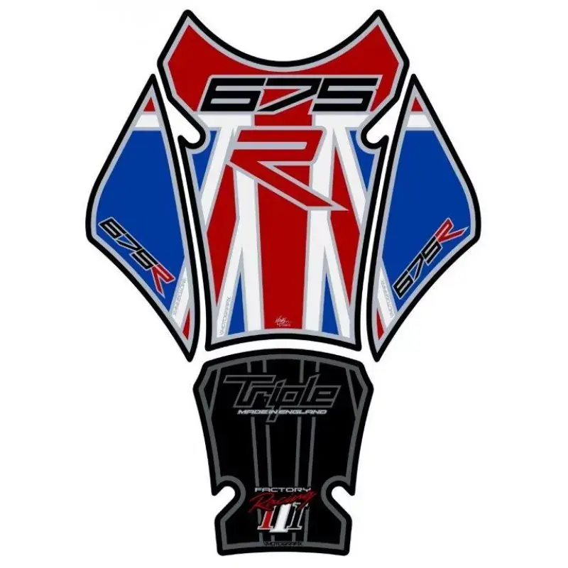 Neue Ware Motografix 3D Gel Tank Pad TT021UJ passend für Triumph Triple 675 R