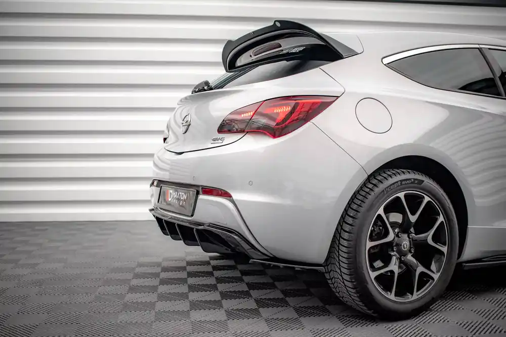 Diffusor Heck Ansatz passend für Opel Astra GTC OPC-Line J (Einzelauspuff links) Top-Seller