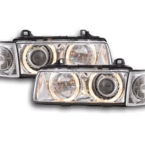 Angel Eyes Scheinwerfer chrom passend für BMW 3er E36 Limousine (92-98) Letzte Chance