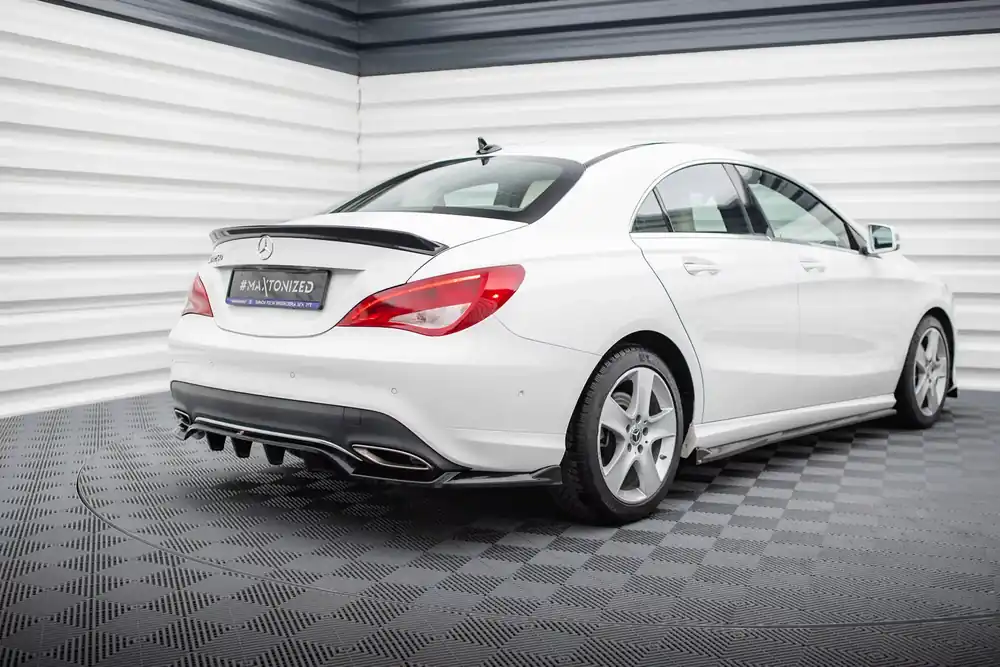 DTM Look Heck Diffusor passend für Mercedes-Benz CLA C117 Facelift Sichere Zahlung