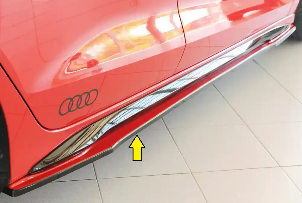 Highlight Rieger Seitenschweller rechts passend für Audi A3 S3 (GY) 5-tür. (Sportback) 07.20–05.24
