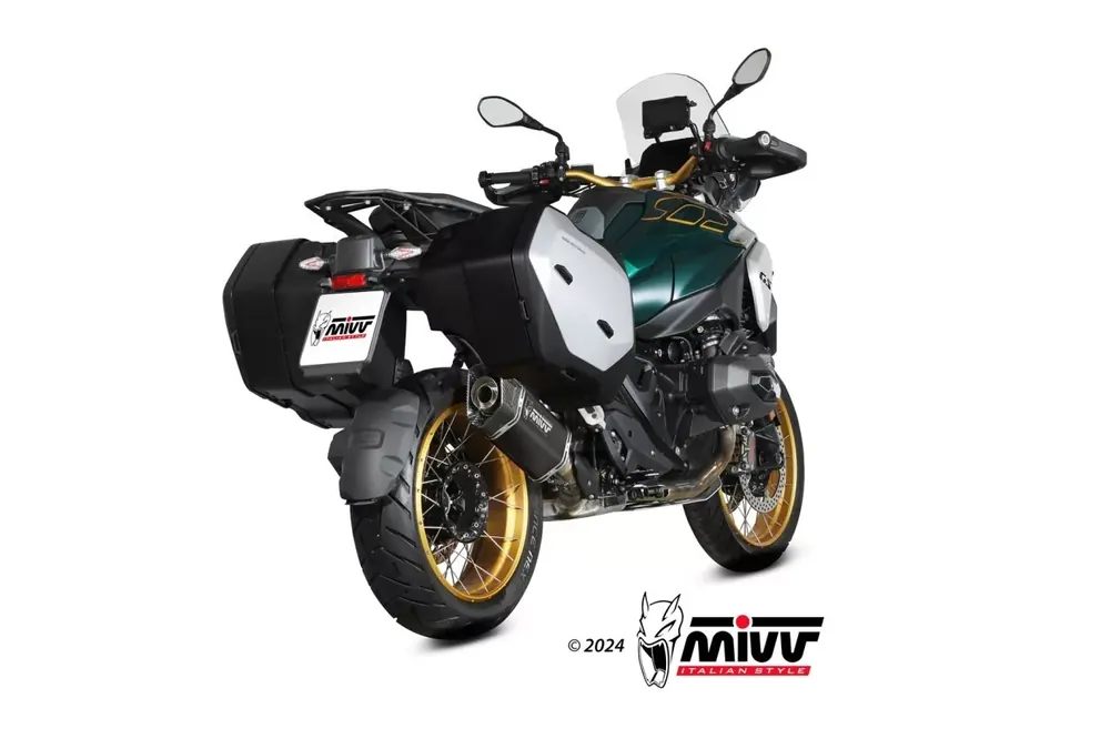 Markenprodukt MIVV SR-1 Titan Schwarz passend für BMW R 1300 GS 2024