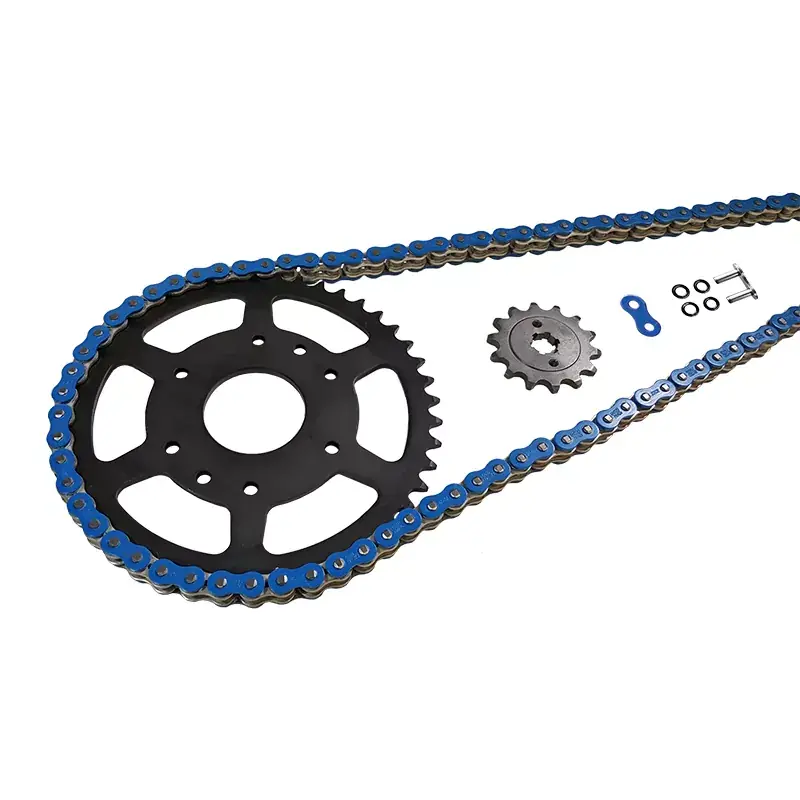 EK-Chain Kettensatz 525 MVXZ-2 passend für Suzuki GSX-S1000 S GT ABS M3 2022 – Blau Nur Für Kurze Zeit