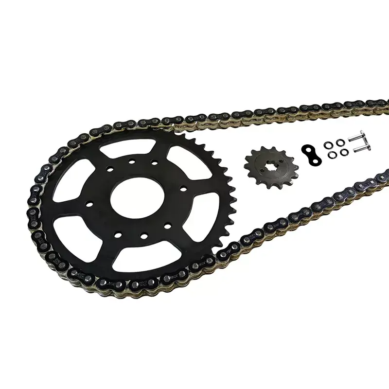 EK-Chain Kettensatz 525 MVXZ-2 schwarz passend für Royal Enfield Himalayan 411 ABS / Scram 411 Knallerangebot
