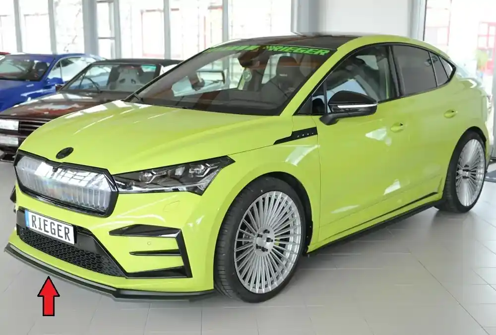 Neue Kollektion Rieger Spoilerschwert passend für Skoda Enyaq iV RS (NY) Coupé (5AC) 07.21–01.25