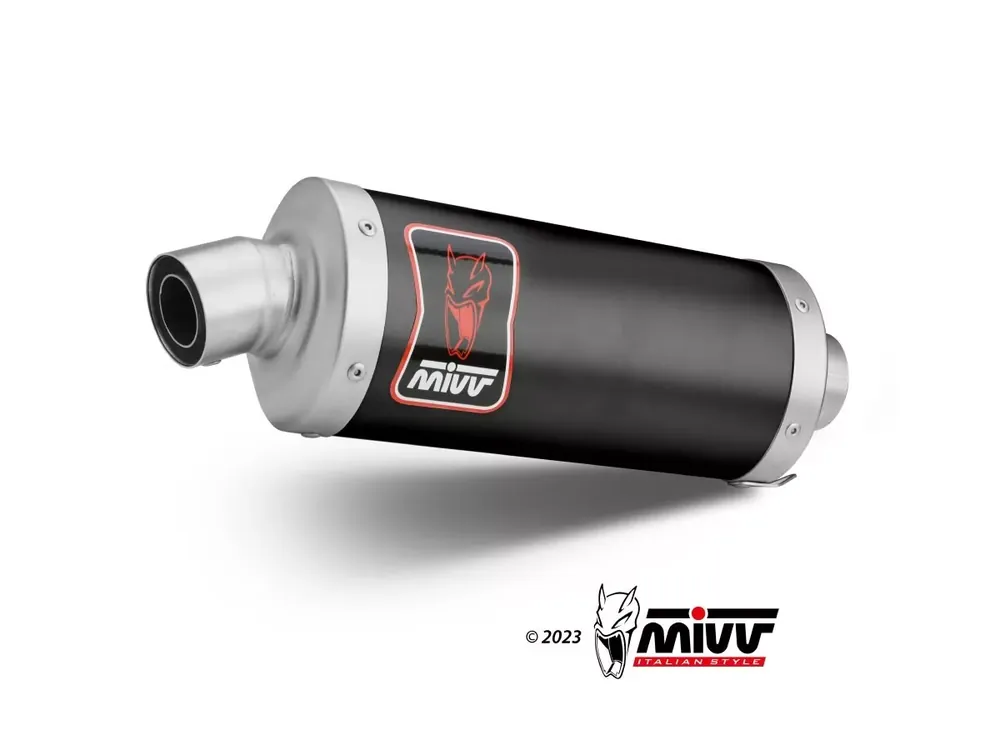 Begrenztes Angebot MIVV DAKAR Endschalldämpfer Edelstahl Schwarz passend für KTM 790 Adventure (19-20)