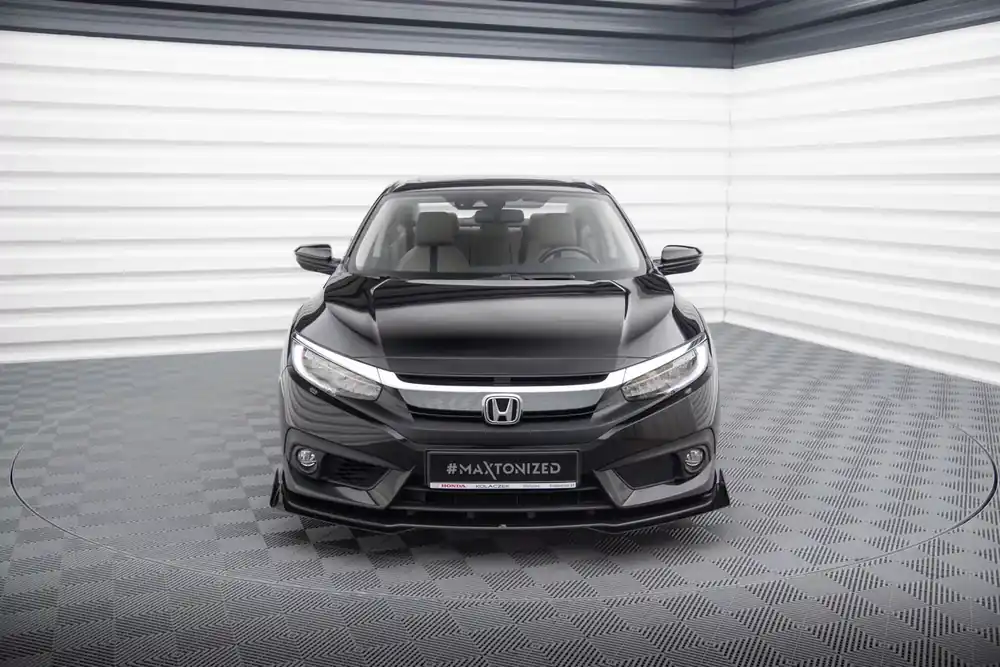 Nur Heute Street Pro Front Ansatz + Flaps passend für Honda Civic Limousine Mk10