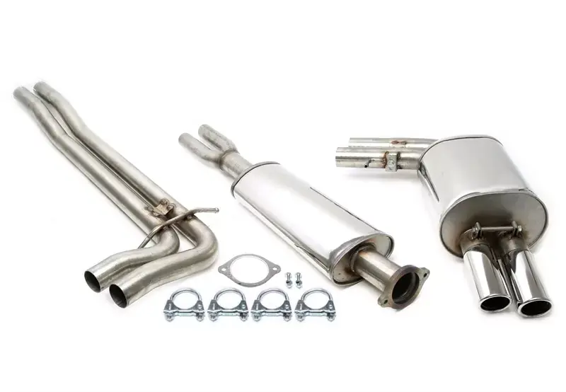 TA Technix Edelstahlanlage 2x70mm passend für Volvo V70 II R / S60 I R Neuheit