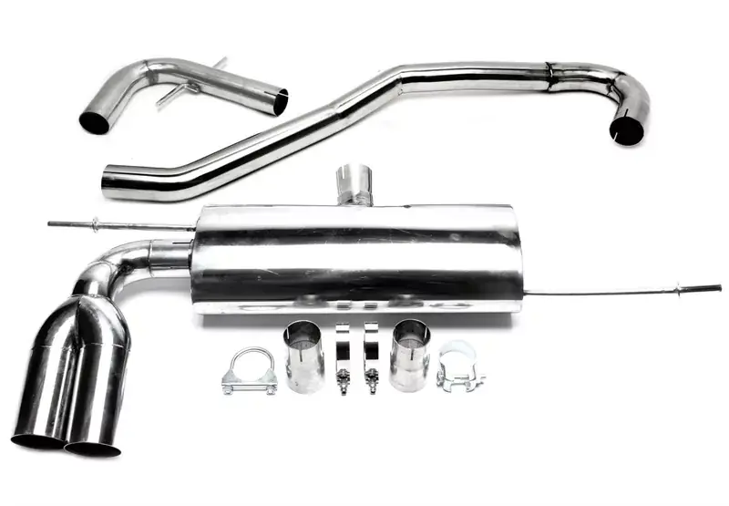 Nur Heute TA Technix Edelstahl Rennsportanlage 2x76mm passend für Audi A3 8P / VW Golf V / Golf Plus