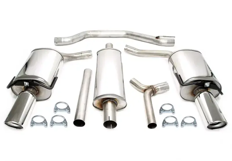 Must-Have TA Technix Duplex Edelstahlanlage 1x100mm Links+Rechts passend für Saab 9-3 YS3F