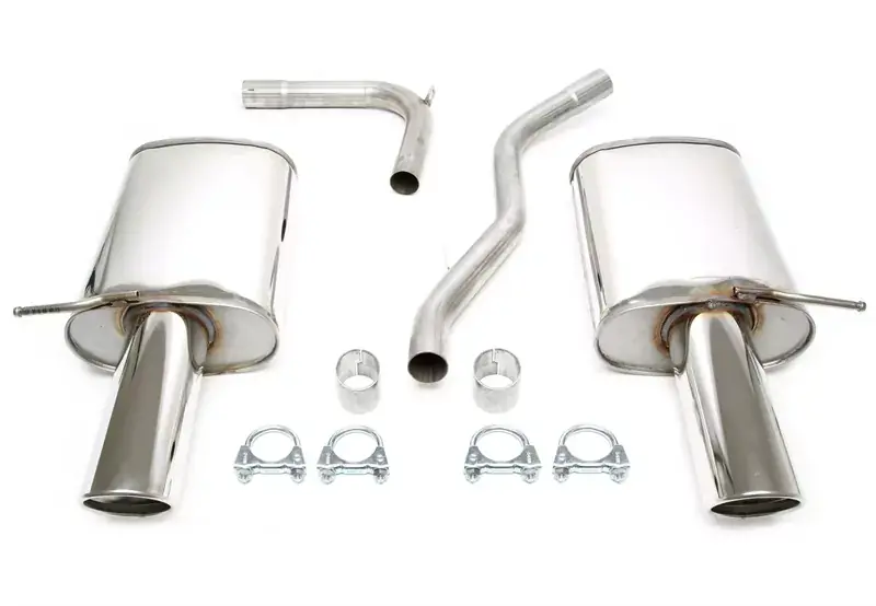 Schnäppchen TA Technix Duplex Edelstahlanlage 1x100mm Links+Rechts passend für Audi A4 Typ 8E-B7