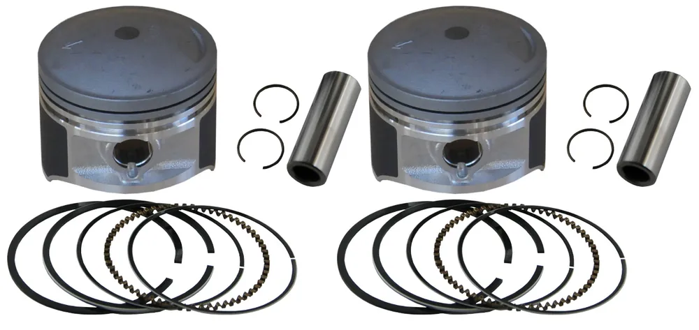 Kawasaki Z440 A/B/C/D/H/LTD Kolben-Kit (MOS2 + heated head) - Übermaß +0,50 Billig