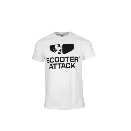 T-Shirt Scooter-Attack weiss Preiswert