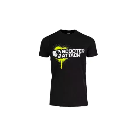 T-Shirt Scooter-Attack schwarz / grün Billig